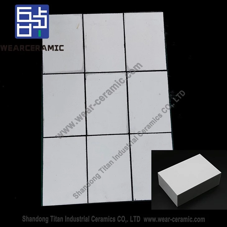 Impact Resistant Ceramic Wear Plate For Cement